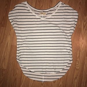 Black & White Striped Hollister Shirt